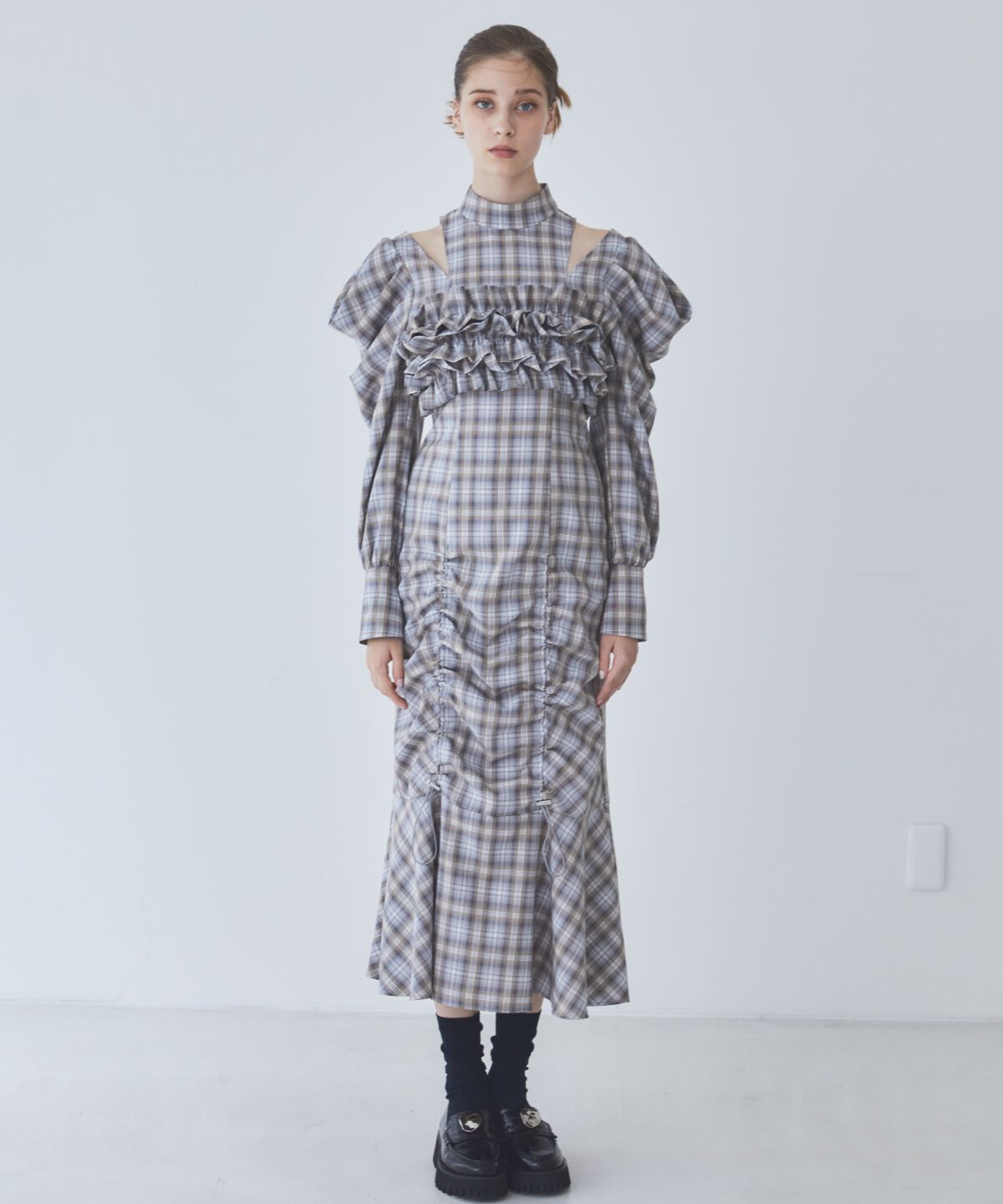 REDYAZEL「フリルドロストワンピース」|ワンピース|