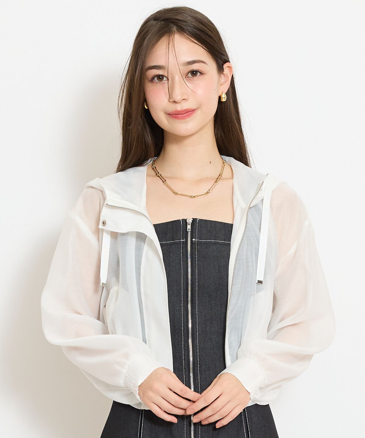 WILLSELECTION「シアーフードブルゾン」|ブルゾン・スタジャン|