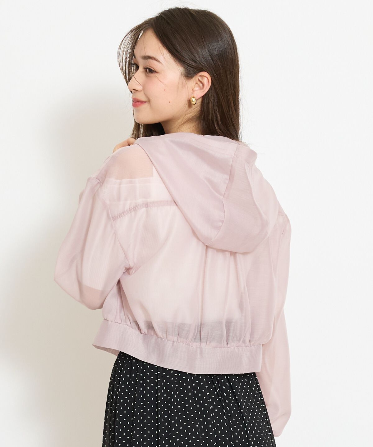 WILLSELECTION「シアーフードブルゾン」|ブルゾン・スタジャン|