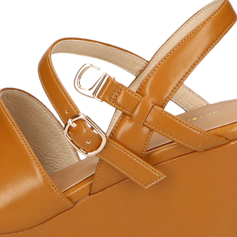 ORiental TRaffic「【アウトレット価格】甲深 ベルト ウエッジ サンダル /31245」|サンダル|