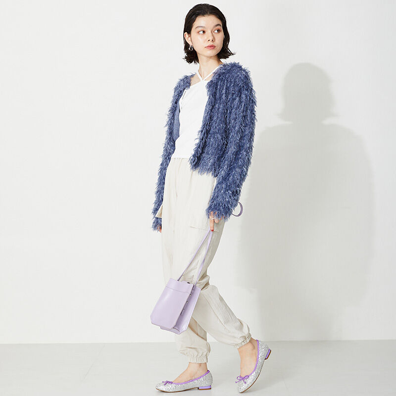 ORiental TRaffic「グリッターバレエシューズ/31312」|パンプス|