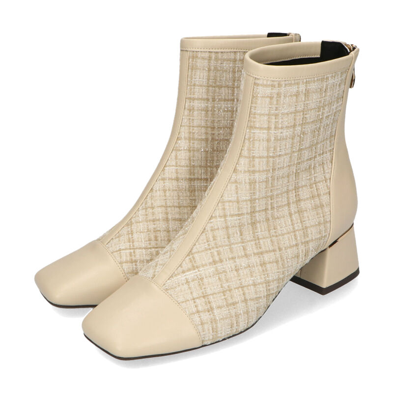 ORiental TRaffic「ツイード 切替 ブーツ /31427 ショートブーツ」|ショートブーツ|