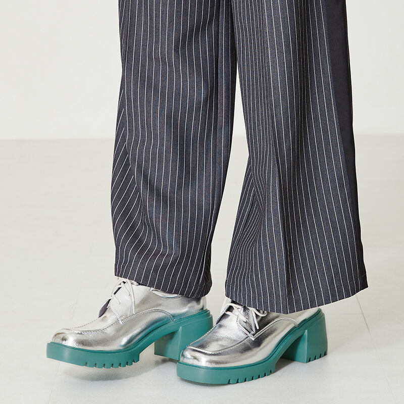 ORiental TRaffic「カラーソール厚底レースアップシューズ/41103」|パンプス|