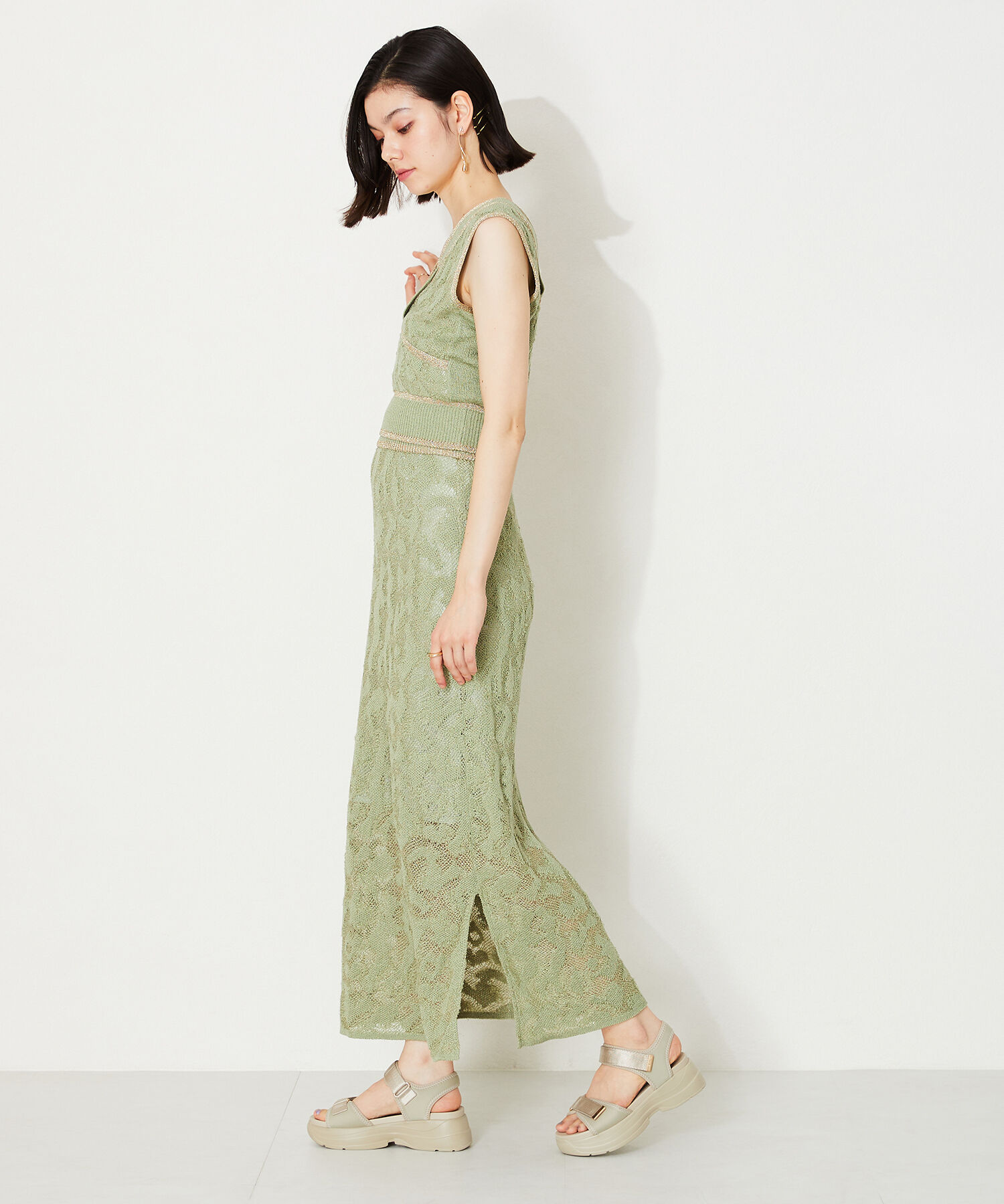 WA Oriental TRaffic「【追加】ダブルベルトスポーツサンダル/42207 スポサン 柔らかい 人気 軽い トレンド 厚底 再入荷」|サンダル|