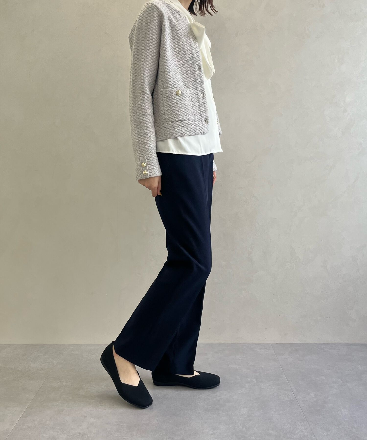 ORiental TRaffic「【洗濯OK】 ニット パンプス /R-3215 軽量 フラット ニット 通気性 柔らかい」|パンプス|