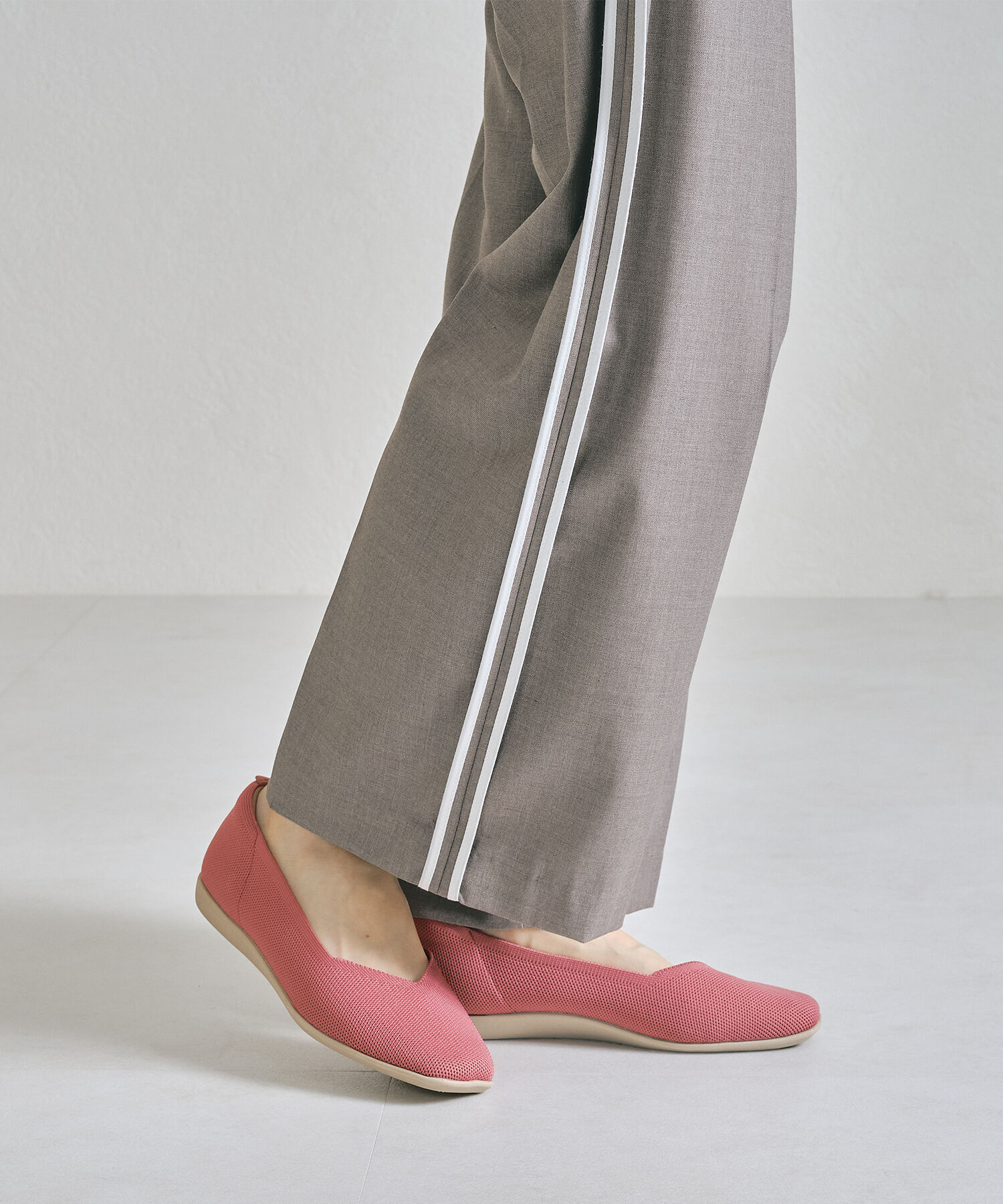 ORiental TRaffic「【洗濯OK】 ニット パンプス /R-3215 軽量 フラット ニット 通気性 柔らかい」|パンプス|