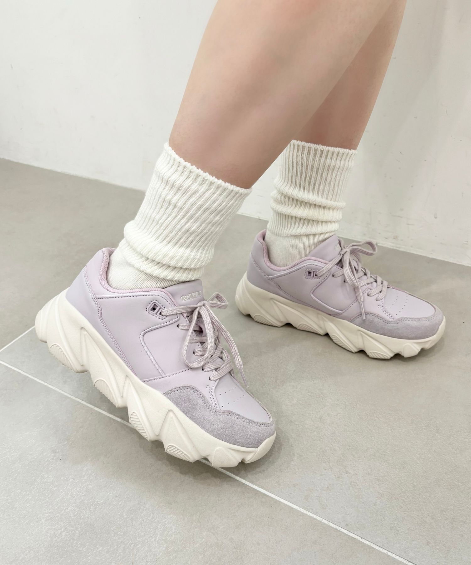 ORiental TRaffic「【アウトレット価格】パンチングデザインボリュームソールスニーカー/OT3738」|スニーカー|