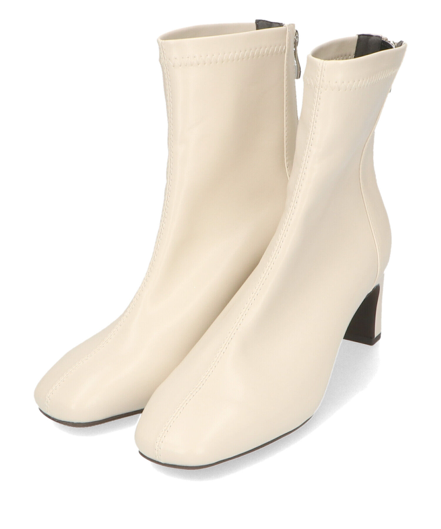 ORiental TRaffic「ストレッチ ヒール バック ジップ ブーツ /41406」|ショートブーツ|