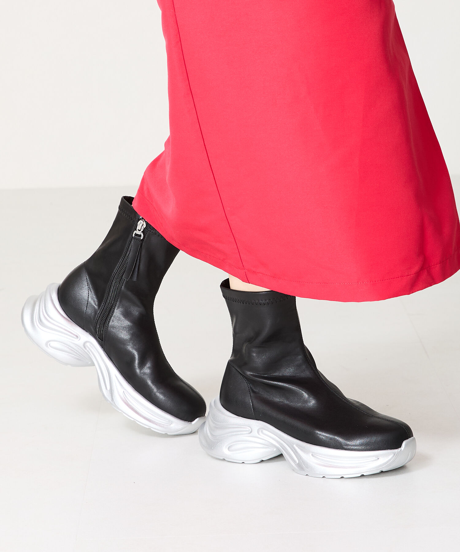 ORiental TRaffic「スニーカーソール配色ブーツ/41433」|ショートブーツ|