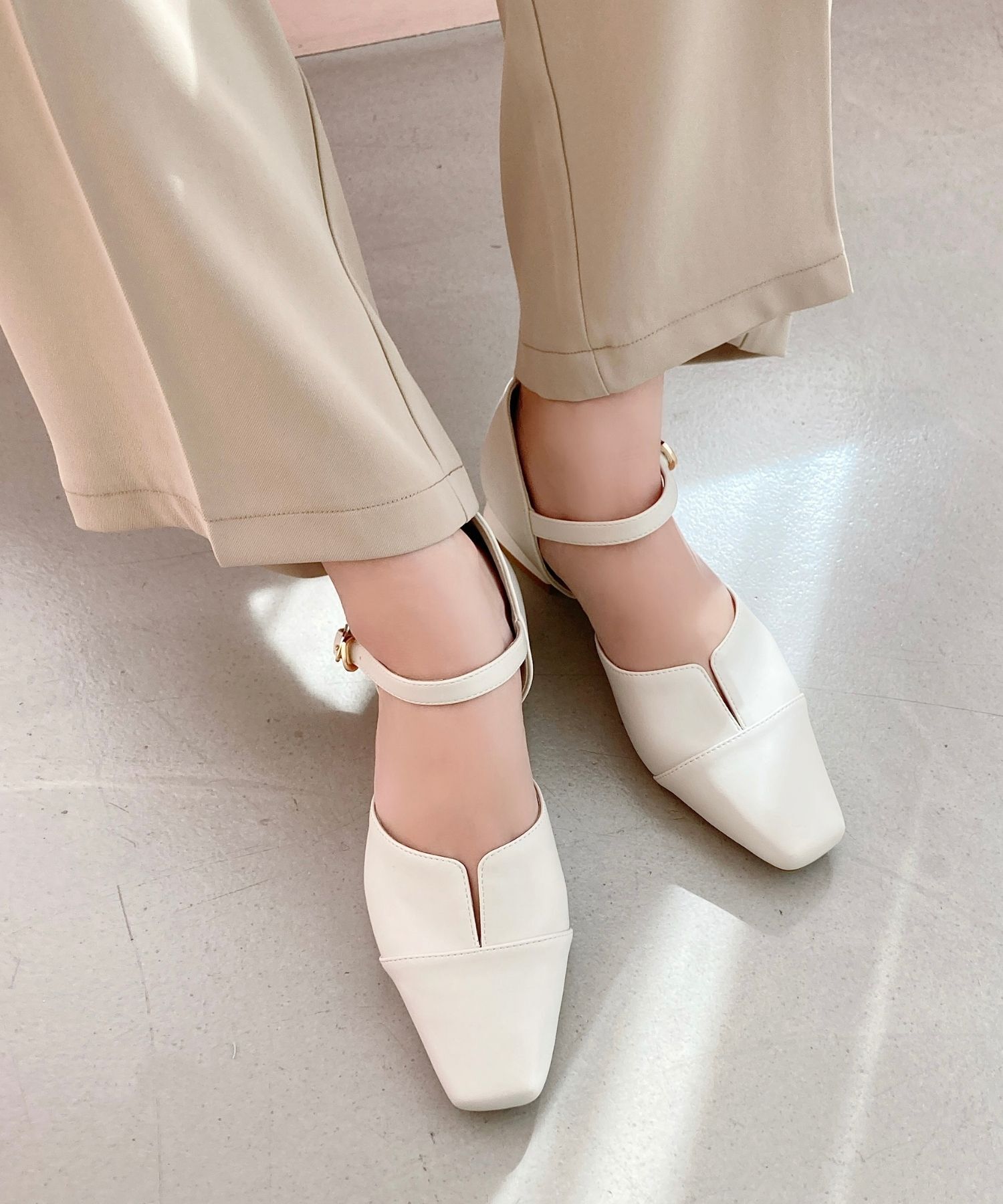 WA Oriental TRaffic「スリットセパレートパンプス/52110 ストラップパンプス」|パンプス|