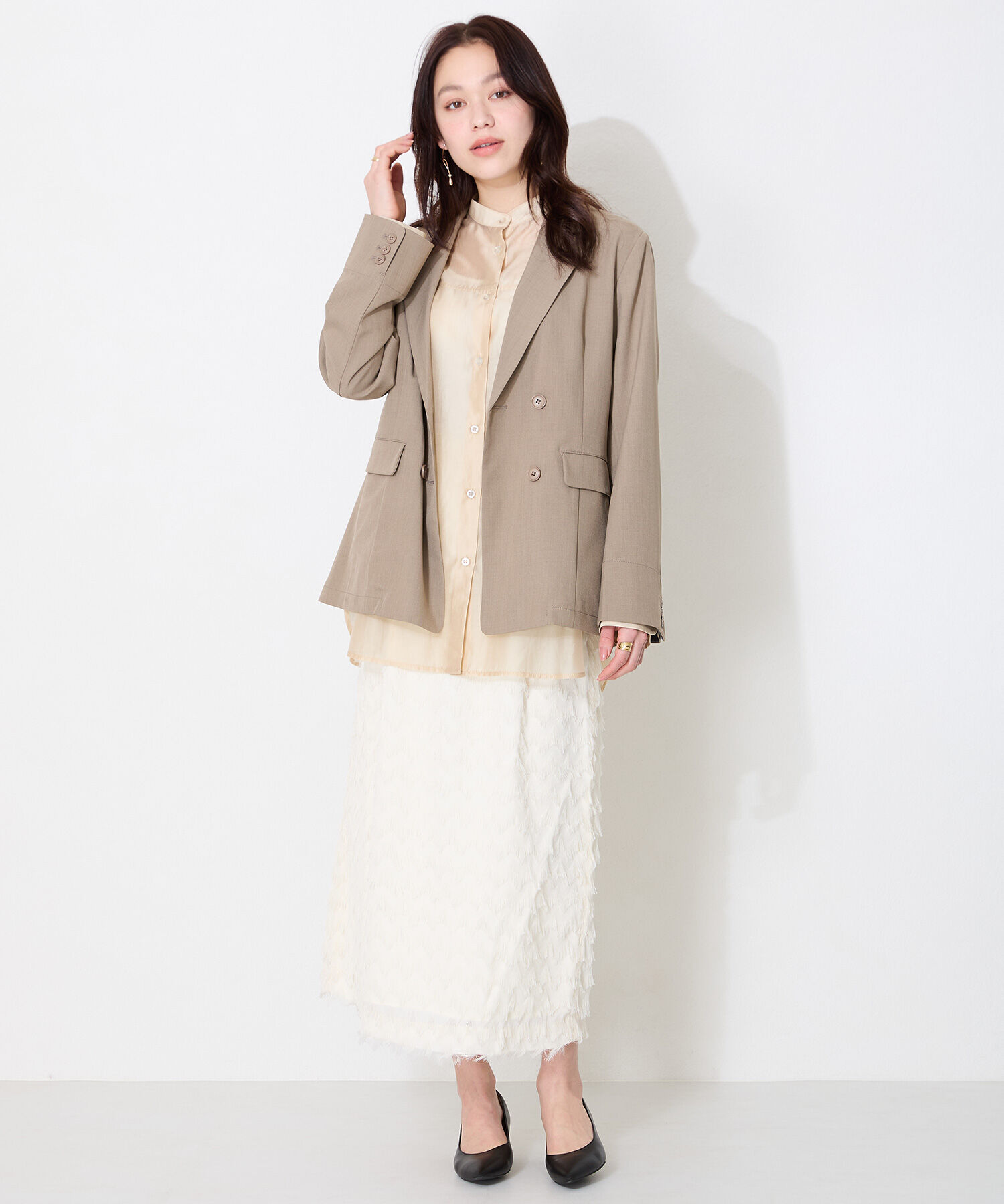 ORiental TRaffic「【跳べるパンプス/シリーズ累計１５０万足突破】ポインテッドトゥ4cmヒール/R-3217 パンプス クッション」|パンプス|