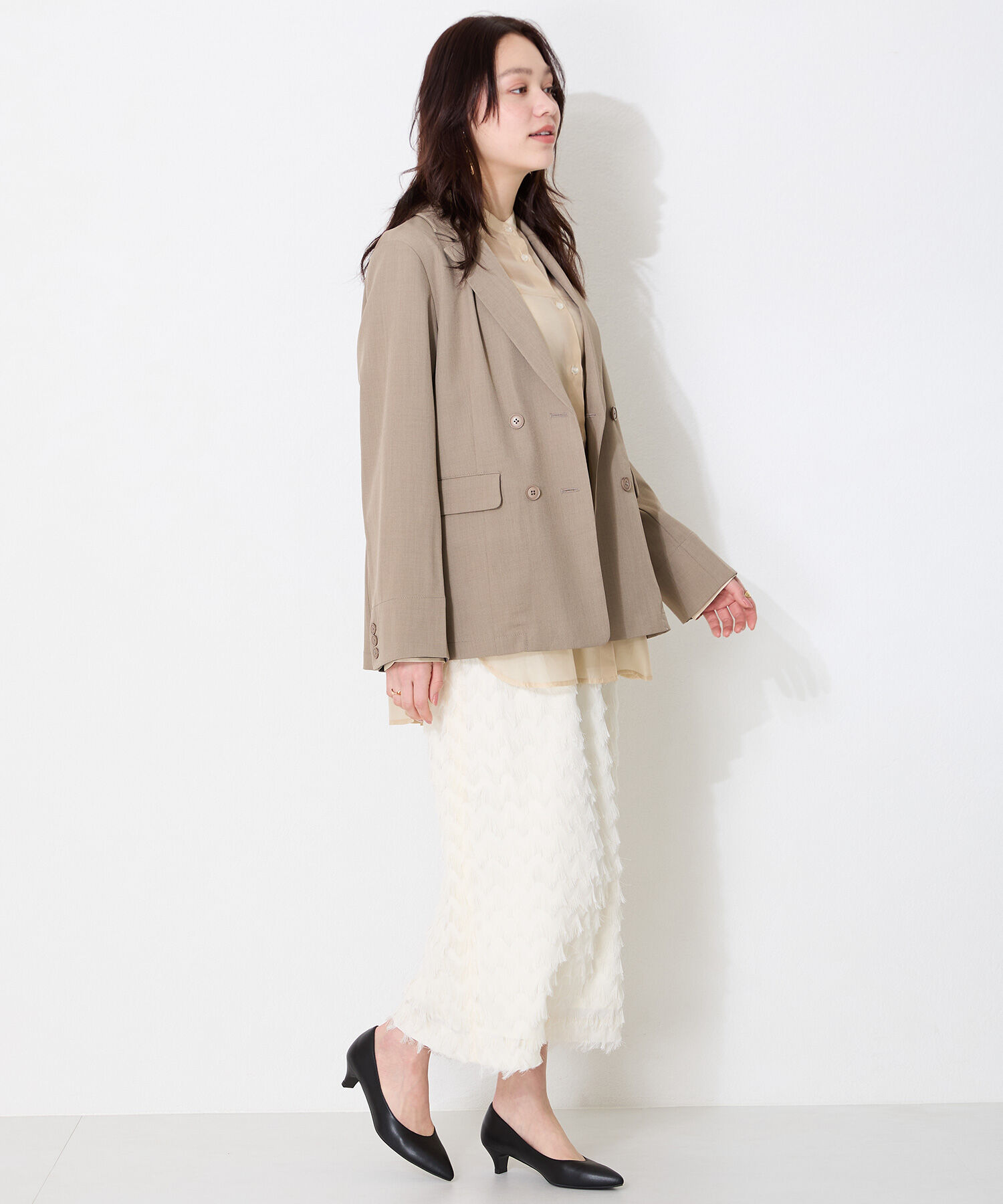 ORiental TRaffic「【跳べるパンプス/シリーズ累計１５０万足突破】ポインテッドトゥ4cmヒール/R-3217 パンプス クッション」|パンプス|