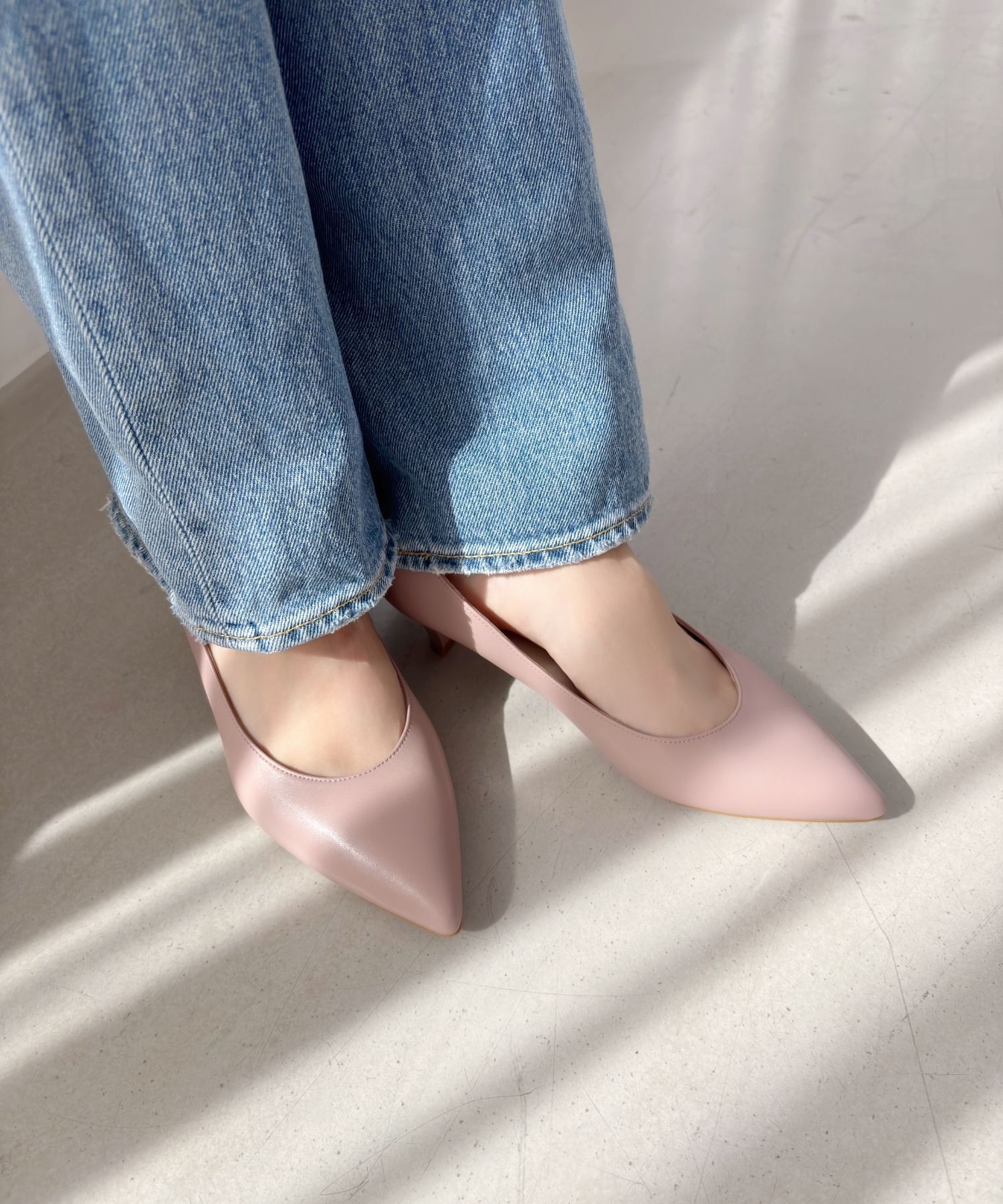 ORiental TRaffic「【跳べるパンプス/シリーズ累計１５０万足突破】ポインテッドトゥ4cmヒール/R-3217 パンプス クッション」|パンプス|