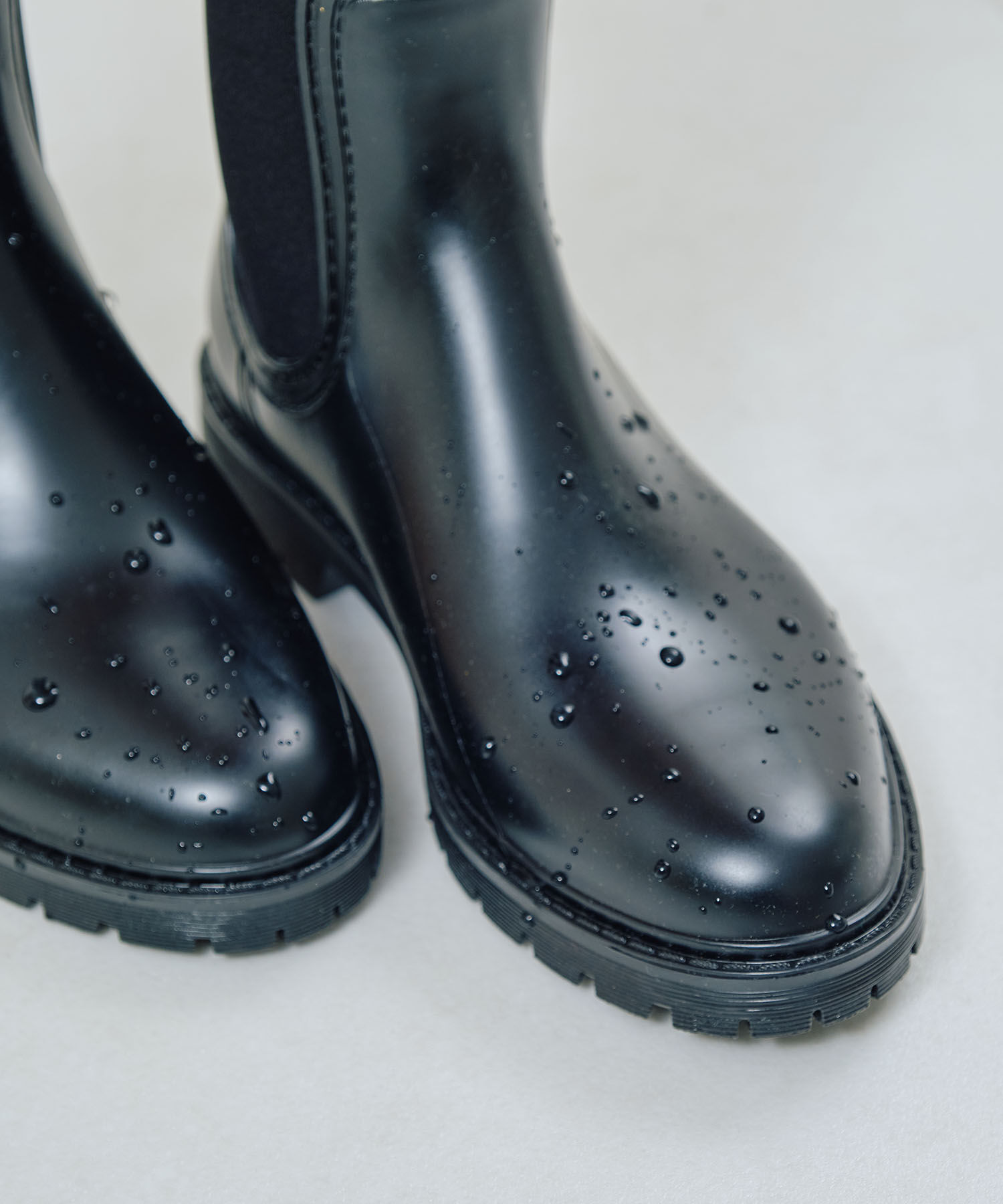 ORiental TRaffic「【防水】サイドネオプレーンレインブーツ/R-0019 レインブーツ 人気 トレンド 売れてる」|ショートブーツ|
