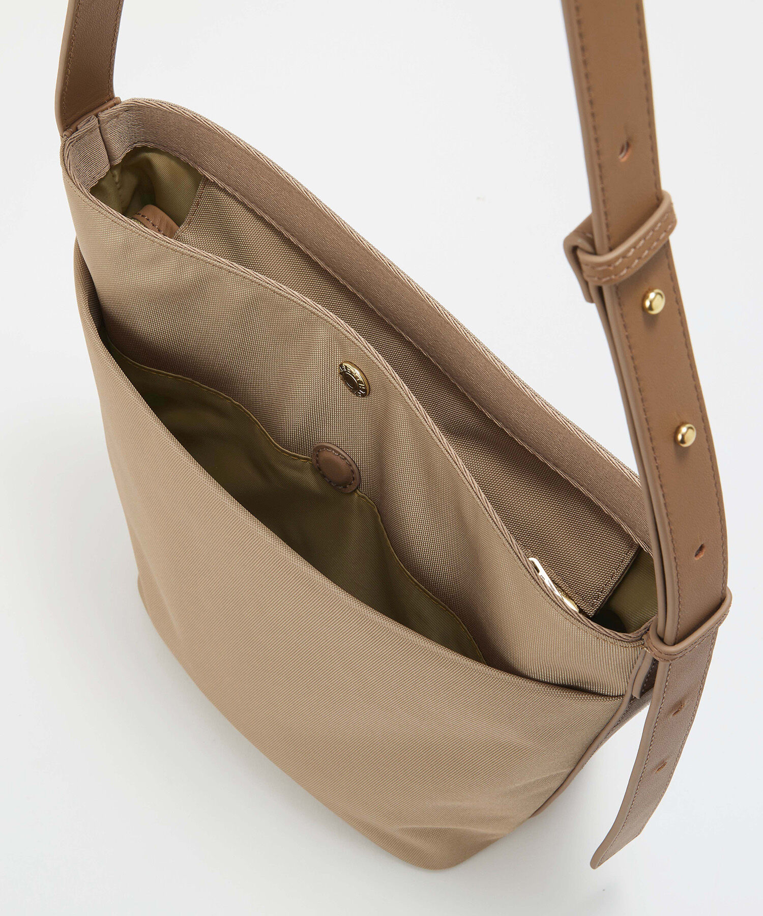 TOPKAPI BREATH「【Breath TOPKAPI】LINEA リネア レザーコンビ バケット ショルダーバッグ」|ショルダー・メッセンジャー|