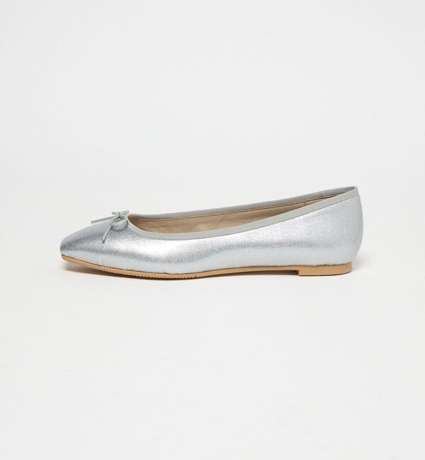 ODETTE E ODILE「【WEB限定】R スクエアバレエフラット10◎■&uarr;」|バレエシューズ|SILVER