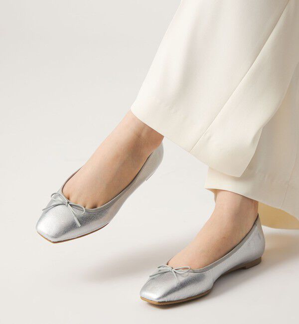 ODETTE E ODILE「【WEB限定】R スクエアバレエフラット10◎■&uarr;」|バレエシューズ|