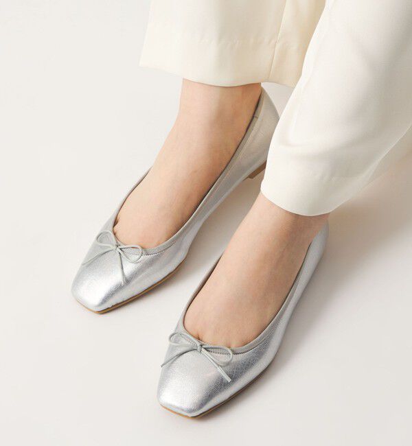 ODETTE E ODILE「【WEB限定】R スクエアバレエフラット10◎■&uarr;」|バレエシューズ|