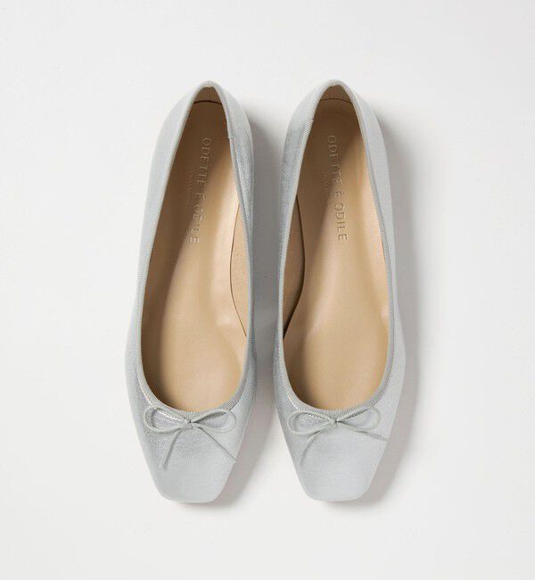 ODETTE E ODILE「【WEB限定】R スクエアバレエフラット10◎■&uarr;」|バレエシューズ|