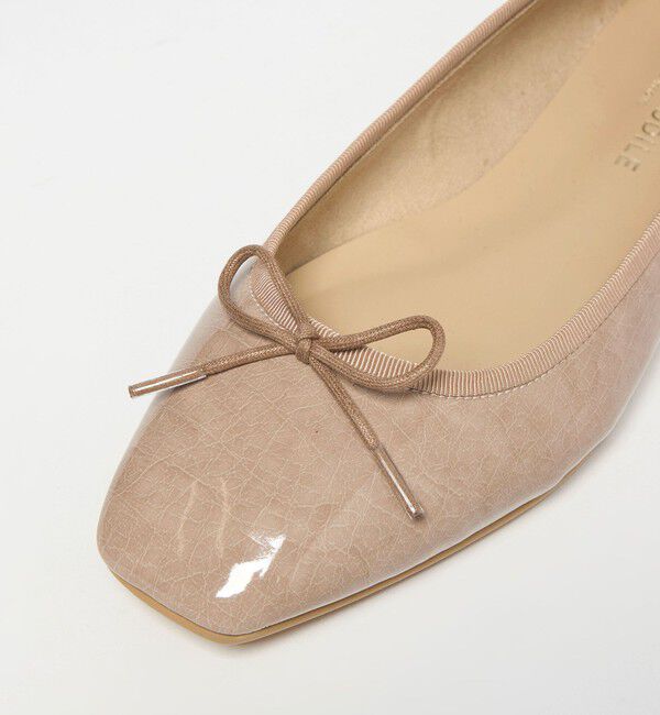 ODETTE E ODILE「【WEB限定】R スクエアバレエフラット10◎■&uarr;」|バレエシューズ|