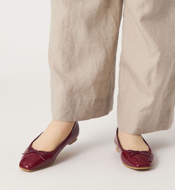 ODETTE E ODILE「【WEB限定】R スクエアバレエフラット10◎■&uarr;」|バレエシューズ|