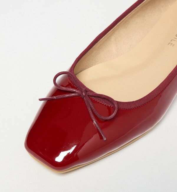 ODETTE E ODILE「【WEB限定】R スクエアバレエフラット10◎■&uarr;」|バレエシューズ|