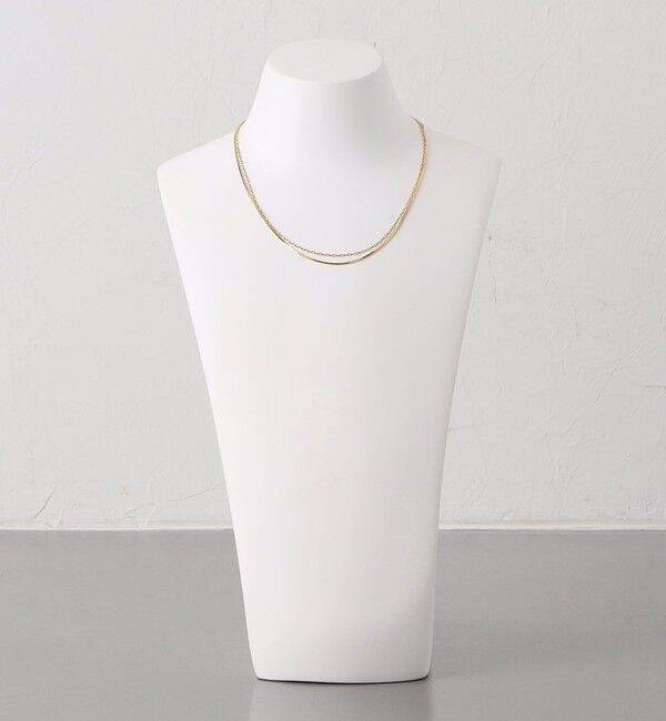 UNITED ARROWS「＜MARIHA＞Silent Rain 2連 チェーンネックレス」|ネックレス|