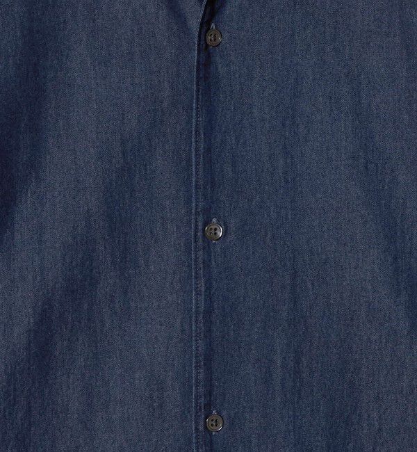 UNITED ARROWS「デニム オープンカラー シャツ」|シャツ・ブラウス|