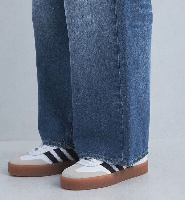 UNITED ARROWS green label relaxing「［size SHORT/TALLあり］ワイド デニム パンツ」|デニム|