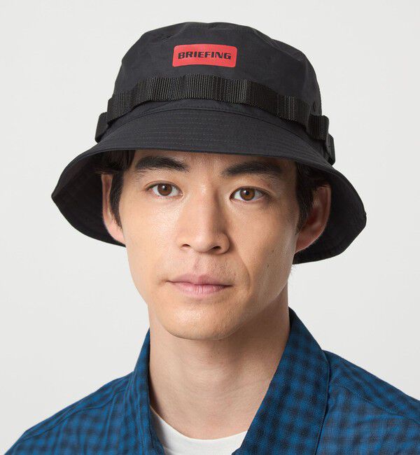 UNITED ARROWS green label relaxing「＜BRIEFING＞AW BOXLOGO ハット」|ハット|BLACK