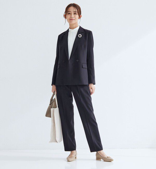 UNITED ARROWS green label relaxing「［size SHORTあり］パウドレ ダブル ジャケット ウォッシャブル ストレッチ」|テーラードジャケット|