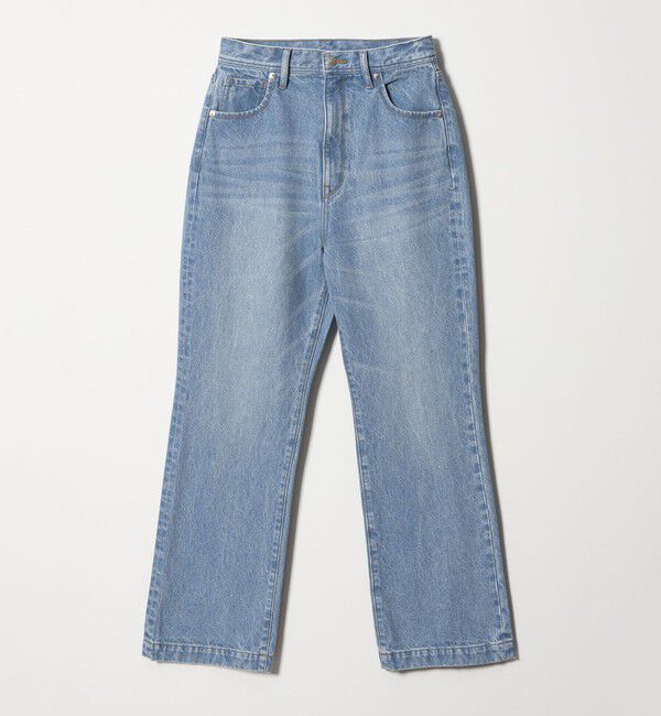 EMMEL REFINES「＜EMMEL REFINES＞EM ハイウエスト ルーズ フレアデニム パンツ」|チノ|