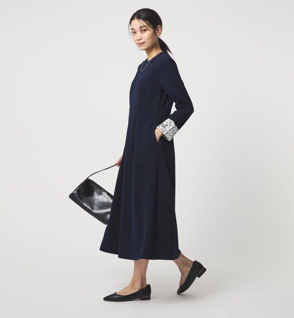 UNITED ARROWS green label relaxing「［size SHORTあり］ソデレース 2WAY ワンピース」|ワンピース|