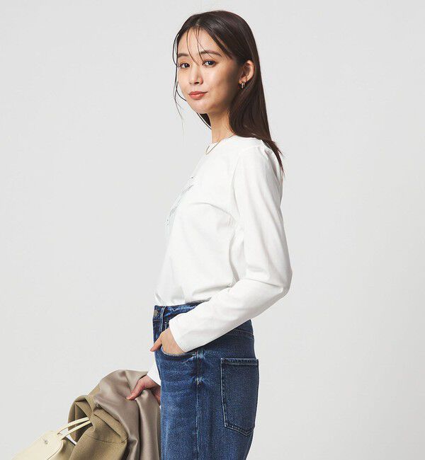 UNITED ARROWS green label relaxing「ロゴ ロングスリーブ カットソー」|Tシャツ・カットソー|