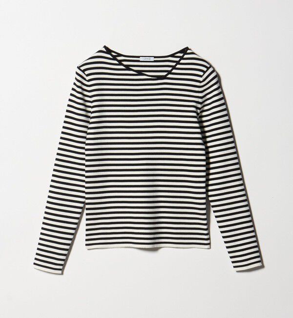 UNITED ARROWS green label relaxing「＜1_OF MINE＞リブ アシンメトリー ネック プルオーバー ニット」|ニット・セーター|