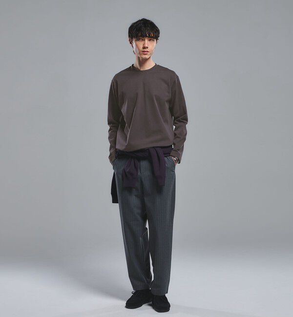 UNITED ARROWS green label relaxing「オーガニック コットン ポンチ クルーネック Tシャツ」|Tシャツ・カットソー|