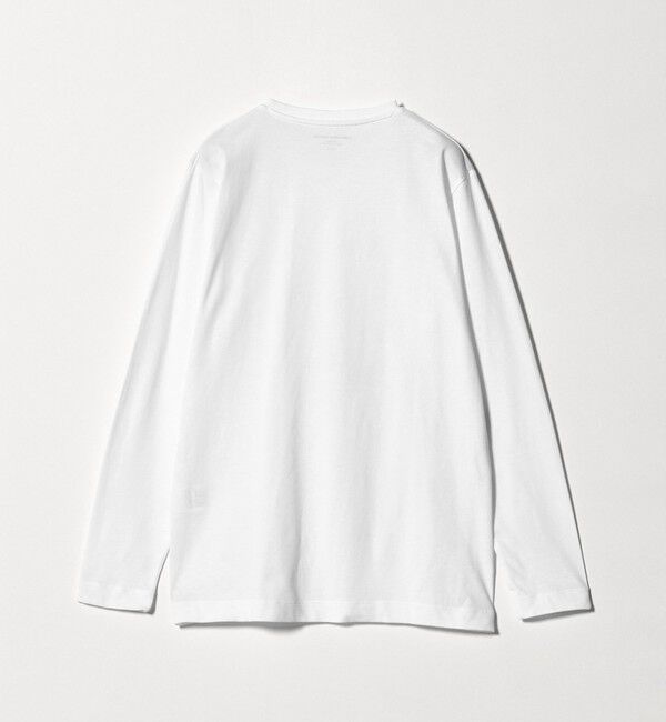 UNITED ARROWS green label relaxing「LONG FIBER COTTON クリア クルーネック 長袖 Tシャツ」|Tシャツ・カットソー|