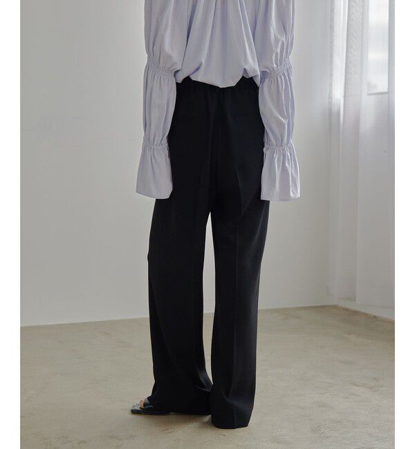 EMMEL REFINES「＜EMMEL REFINES＞EM センタープレス トロミ パンツ」|チノ|