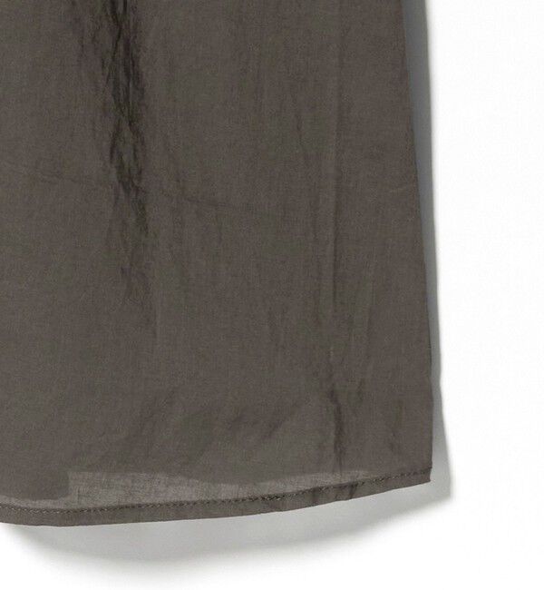 UNITED ARROWS green label relaxing「ギャザー ソリッド シャツワンピース」|ワンピース|