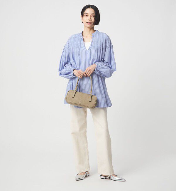 UNITED ARROWS green label relaxing「ボリュームスリーブ ピンタック ブラウス」|シャツ・ブラウス|