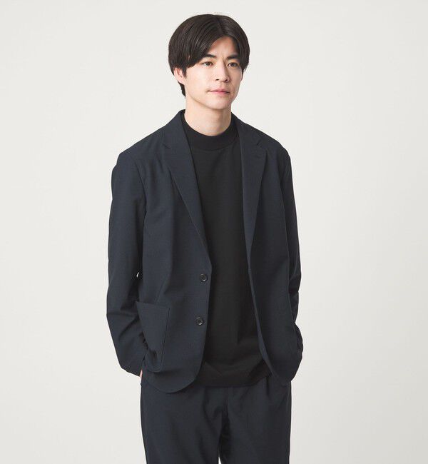 UNITED ARROWS green label relaxing「ワープ ニット リラックス ジャケット -ストレッチ・吸水速乾-」|テーラードジャケット|