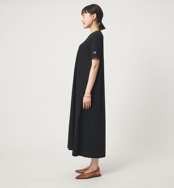 UNITED ARROWS green label relaxing「【別注】＜Champion＞ショートスリーブ フレア Tシャツ ワンピース」|ワンピース|