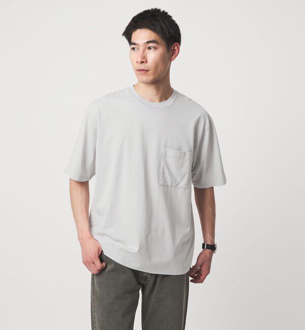 UNITED ARROWS green label relaxing「ヴィンテージライク 半袖 カットソー Tシャツ」|Tシャツ・カットソー|LT.GRAY
