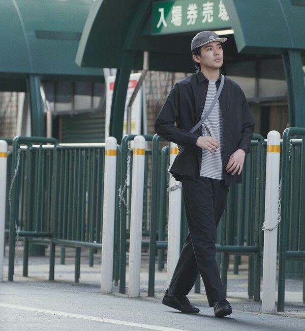 UNITED ARROWS green label relaxing「WONDER CLOTH ボックス シルエット 長袖 シャツ -ストレッチ・接触冷感・吸水速乾-」|シャツ・ブラウス|