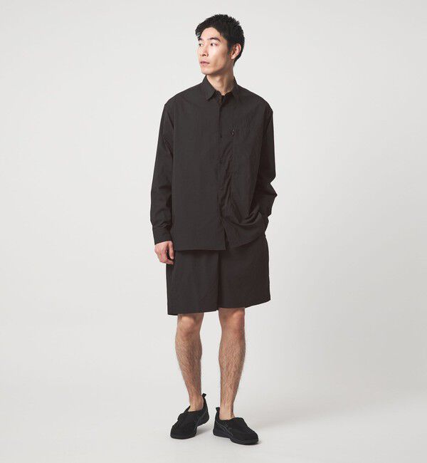 UNITED ARROWS green label relaxing「WONDER CLOTH ボックス シルエット 長袖 シャツ -ストレッチ・接触冷感・吸水速乾-」|シャツ・ブラウス|