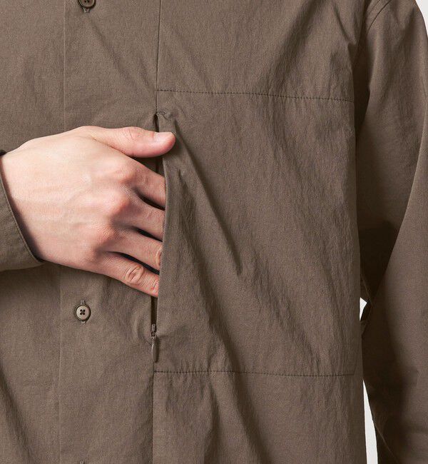 UNITED ARROWS green label relaxing「WONDER CLOTH ボックス シルエット 長袖 シャツ -ストレッチ・接触冷感・吸水速乾-」|シャツ・ブラウス|