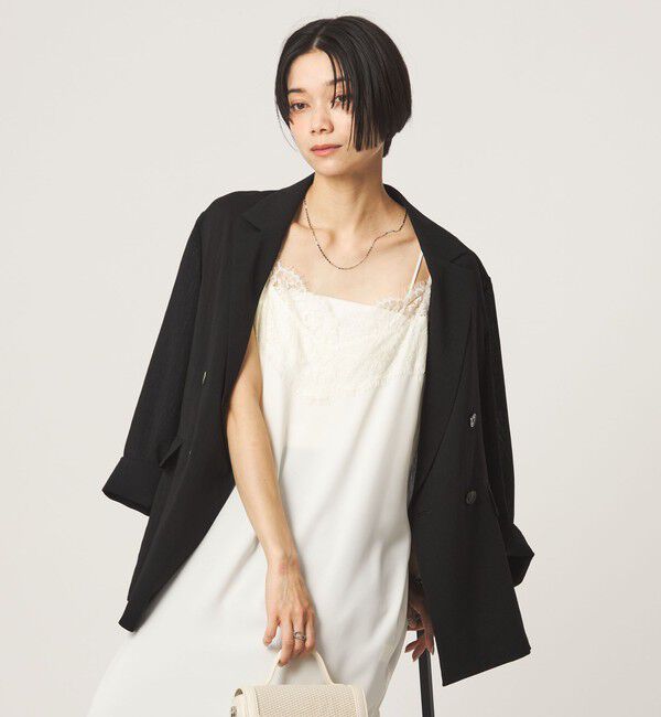 UNITED ARROWS green label relaxing「レース Vネック キャミソール ワンピース」|ワンピース|