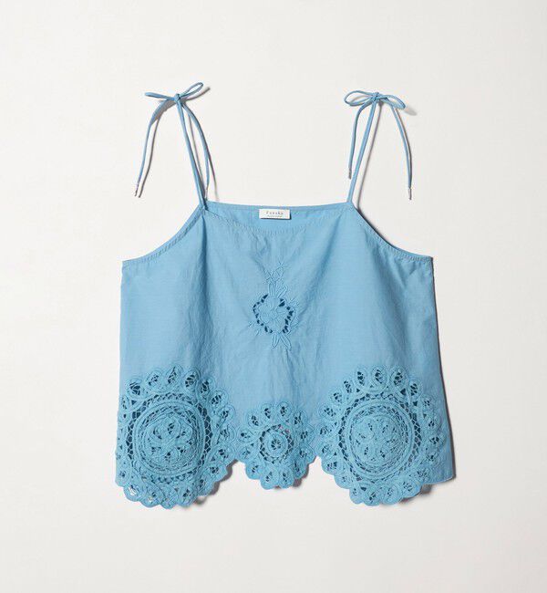 UNITED ARROWS green label relaxing「【別注】＜Fanaka＞レース キャミソール」|キャミソール|LT.BLUE