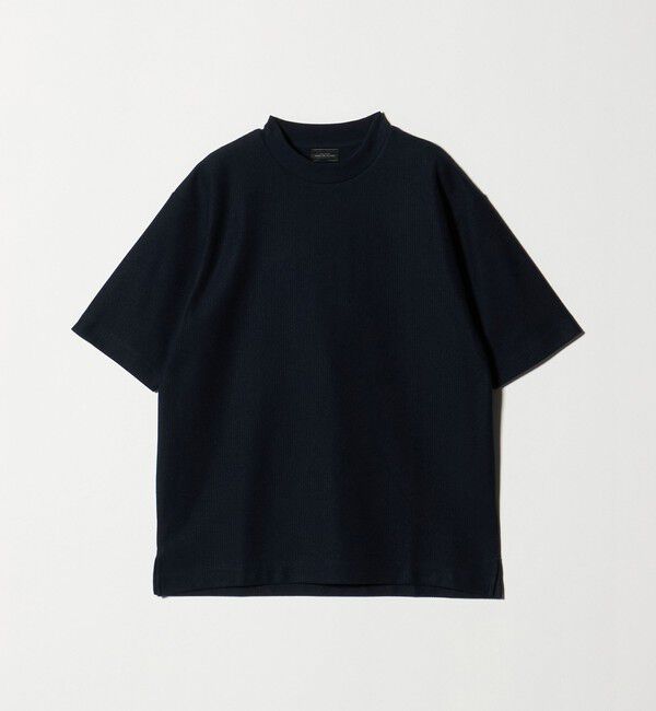 UNITED ARROWS green label relaxing「GIZA ハニカム クルーネック 半袖 Tシャツ」|Tシャツ・カットソー|NAVY