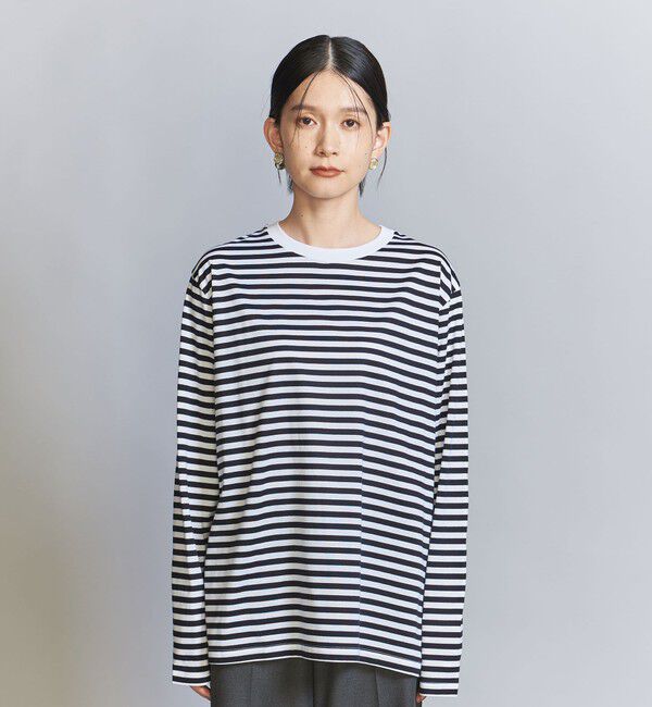 BEAUTY&YOUTH UNITED ARROWS「コットン天竺 ロングスリーブ カットソー」|Tシャツ・カットソー|